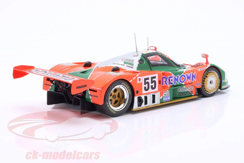 Mazda 787B #55 Winner 24h LeMans 1991 Weidler, Herbert, Gachot 1:18 WERK83