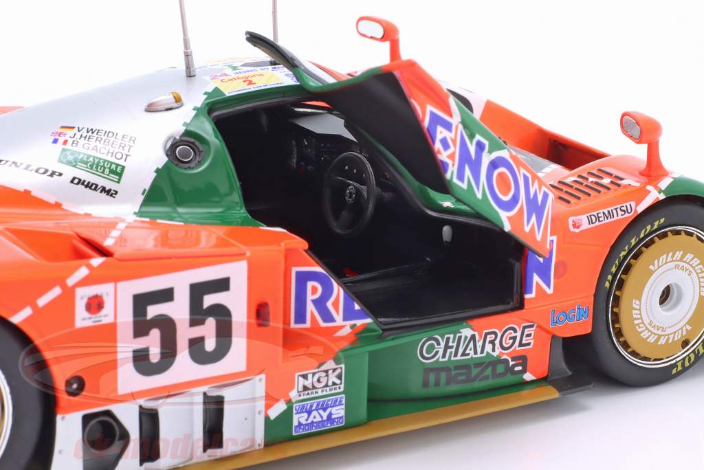Mazda 787B #55 Winner 24h LeMans 1991 Weidler, Herbert, Gachot 1:18 WERK83