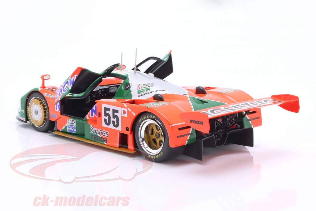 Mazda 787B #55 gagnant 24h LeMans 1991 Weidler, Herbert, Gachot 1:18 WERK83