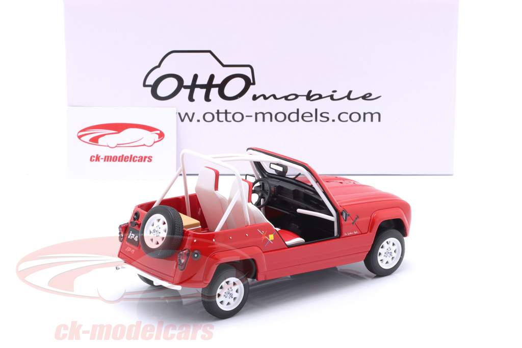 Renault 4L JP4 Byggeår 1999 rød 1:18 OttOmobile