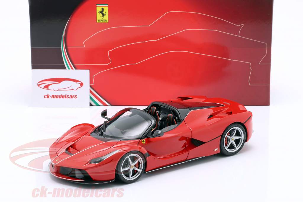 Ferrari LaFerrari Aperta Bouwjaar 2016 corsa rood 1:18 BBR