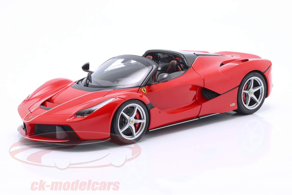 Ferrari LaFerrari Aperta Bouwjaar 2016 corsa rood 1:18 BBR