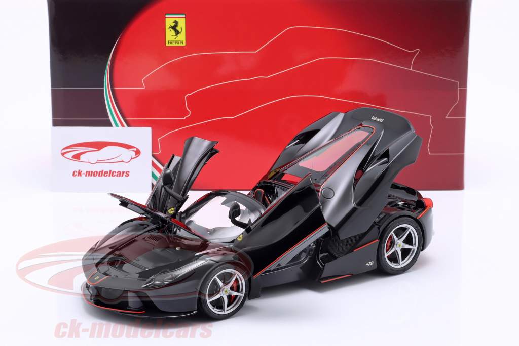 Ferrari LaFerrari Aperta Byggeår 2016 Daytona sort 1:18 BBR