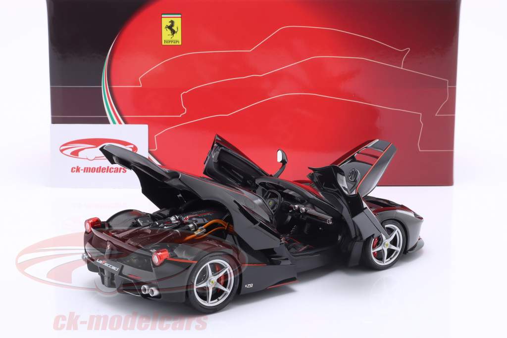 Ferrari LaFerrari Aperta Baujahr 2016 Daytona schwarz 1:18 BBR