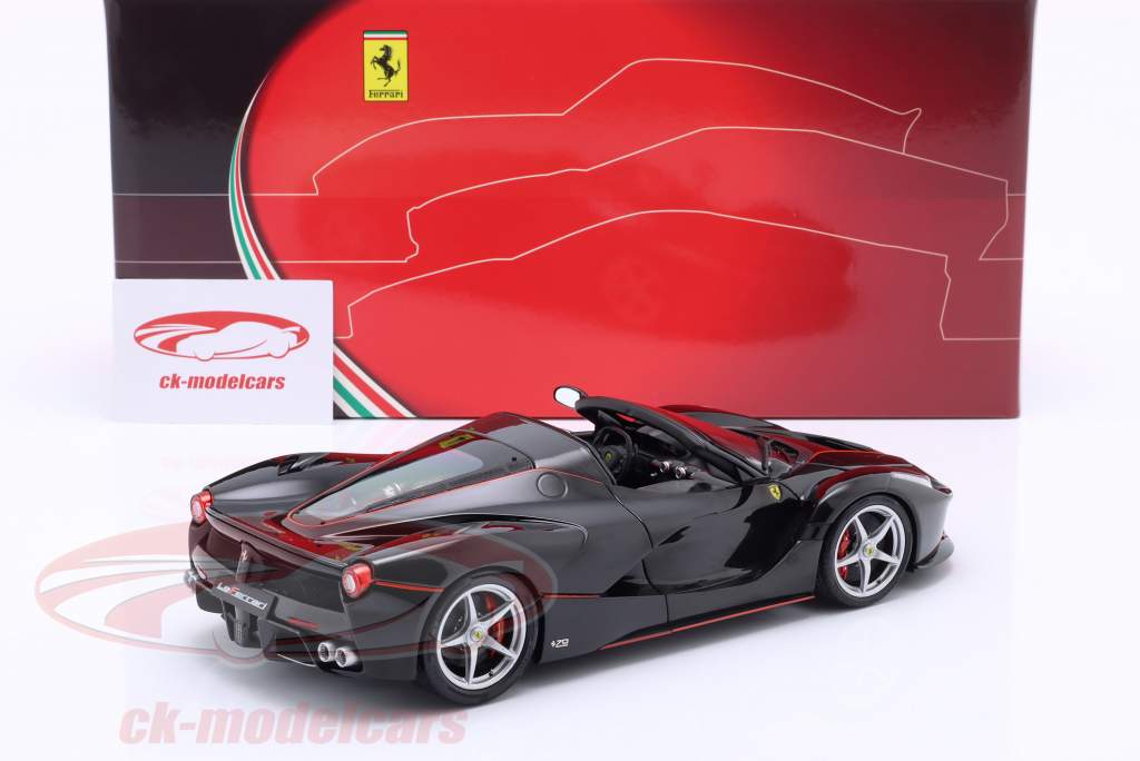 Ferrari LaFerrari Aperta Год постройки 2016 Daytona черный 1:18 BBR