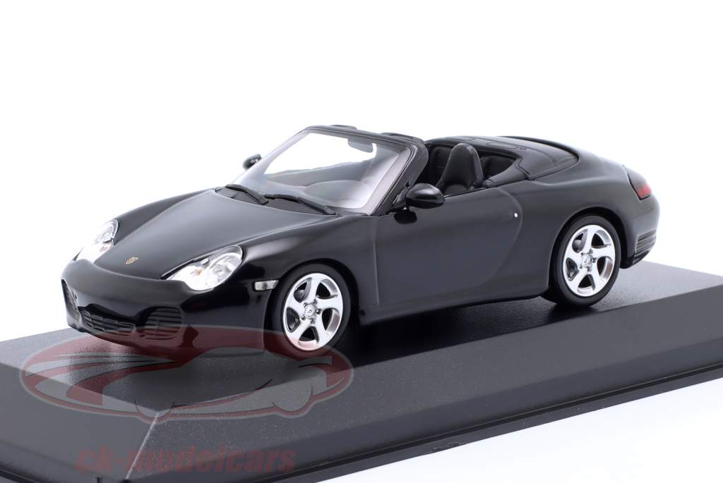 Porsche 911 4S convertible Año de construcción 2003 negro 1:43 Minichamps