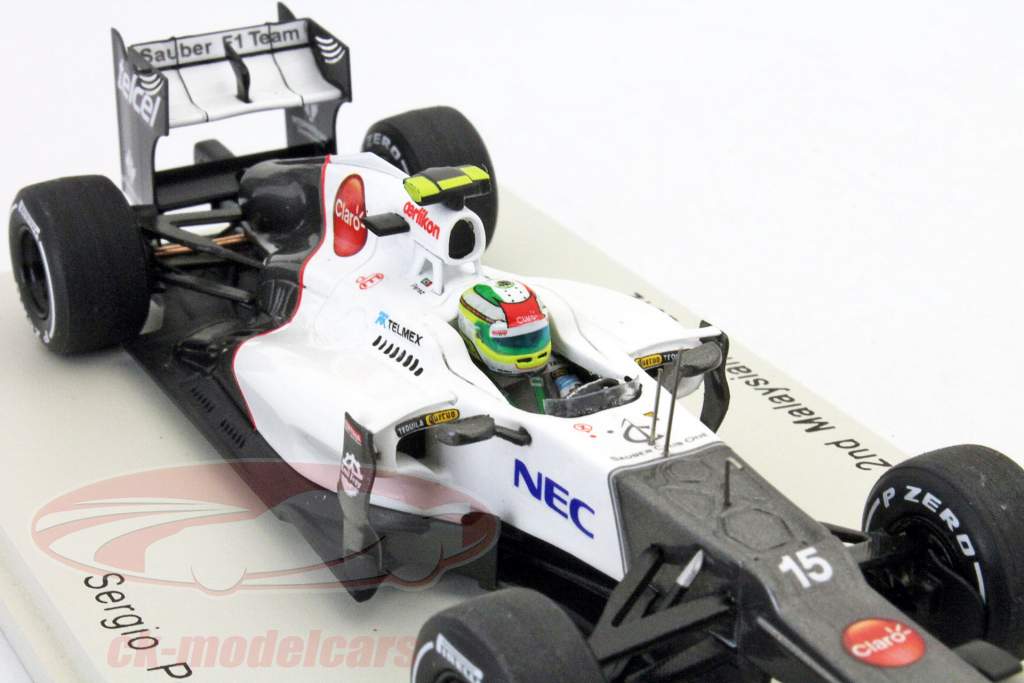 セルジオ·ペレスザウバーC31フェラーリフォーミュラ1 GP 2012第二マレーシア午前1時43スパーク