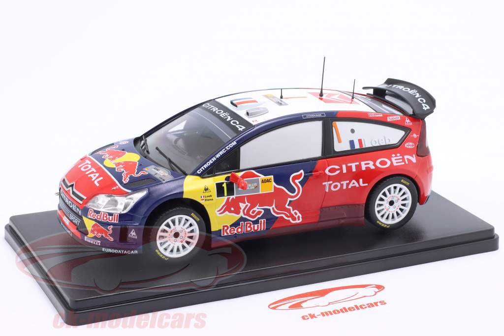 Altaya 1:24 Citroen C4 WRC #1 Winner rally Germany 2008 Loeb