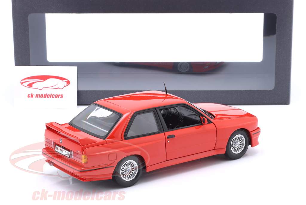 BMW M3 (E30) Année de construction 1987 rouge 1:18 Minichamps