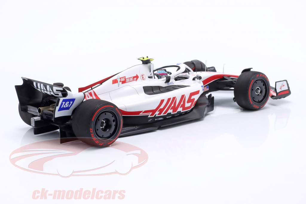 M. Schumacher Haas VF-22 #47 Eerst Punten Brits GP formule 1 2022 1:18 Minichamps