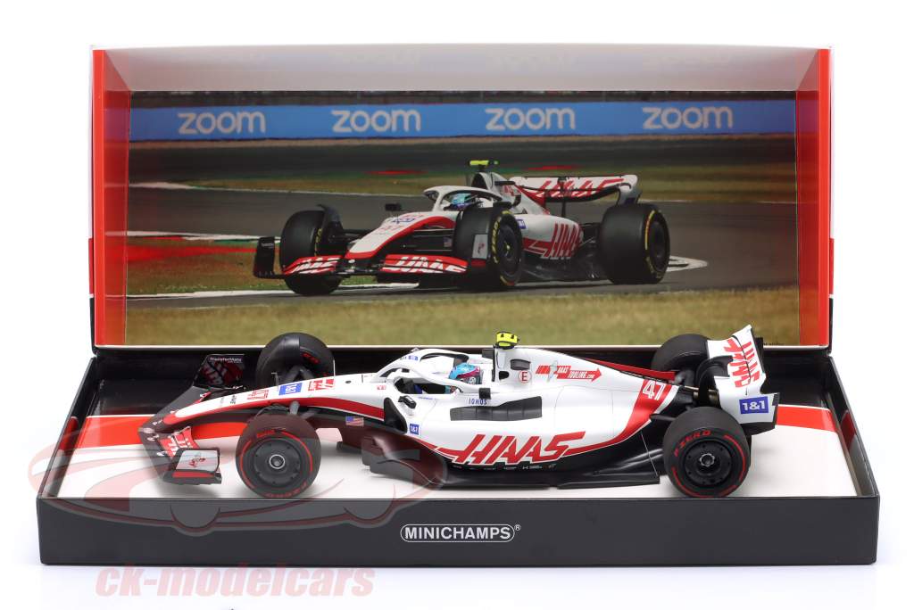 M. Schumacher Haas VF-22 #47 First Points British GP Formula 1 2022 1:18 Minichamps