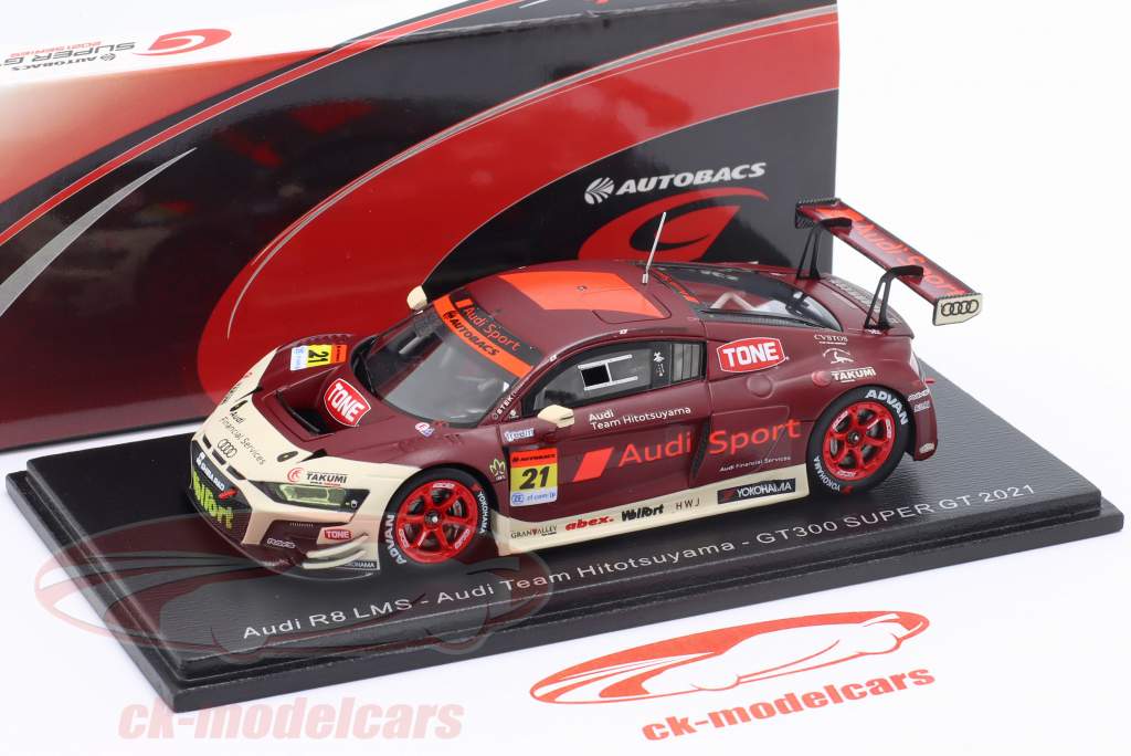 Audi R8 LMS GT3 #21 GT300 Super GT series 2021 Kawabata, Shinohara 1:43 Spark