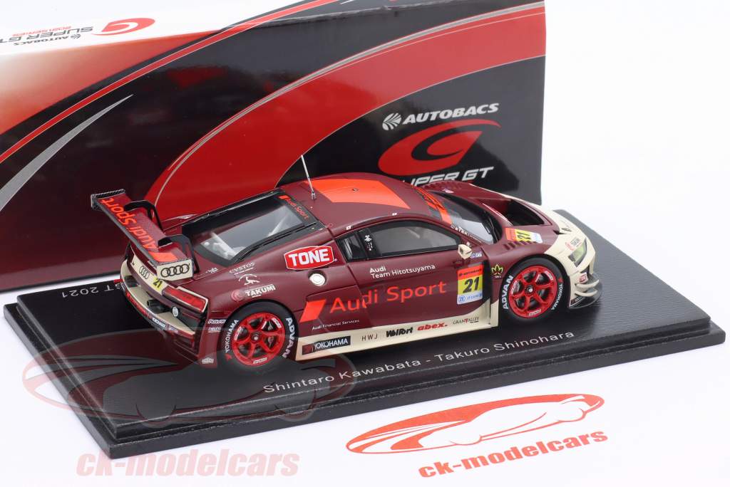 Audi R8 LMS GT3 #21 GT300 Super GT series 2021 Kawabata, Shinohara 1:43 Spark