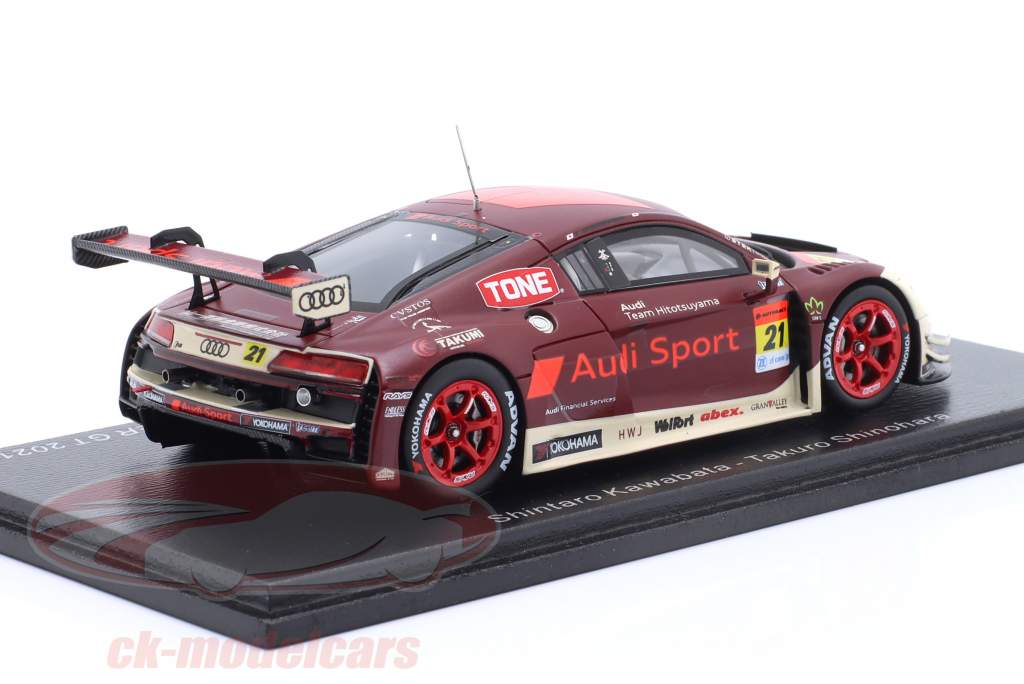 Audi R8 LMS GT3 #21 GT300 Super GT series 2021 Kawabata, Shinohara 1:43 Spark