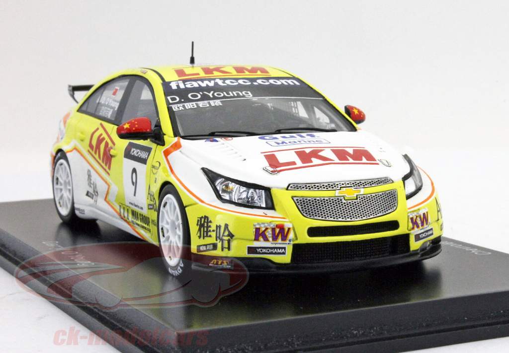 Darryl O'Young Chevrolet Cruze 1.6T #9 WTCC Race Macau 2011 1:43 Spark