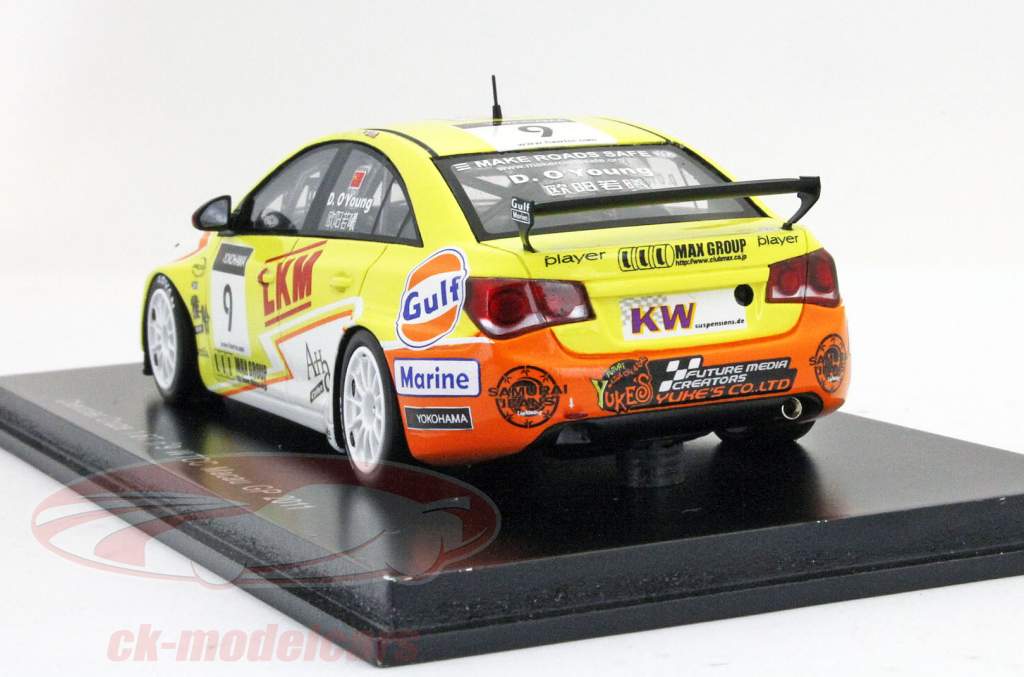 Darryl O'Young Chevrolet Cruze 1.6T #9 WTCC Race Macau 2011 1:43 Spark