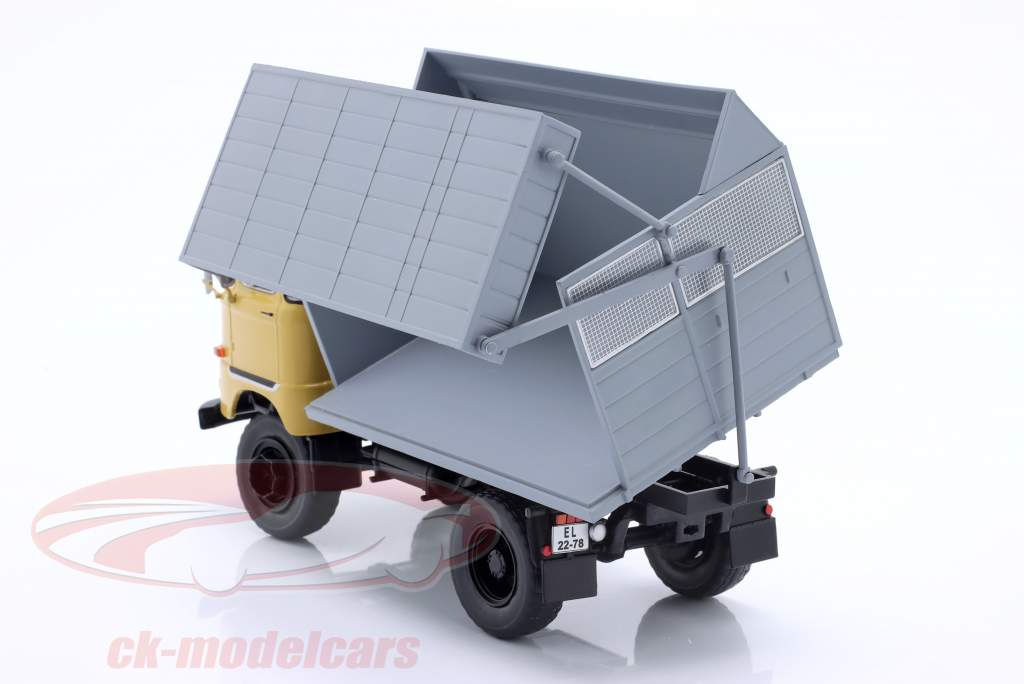 IFA W50 SHA Kipper hellbraun / grau 1:32 Schuco