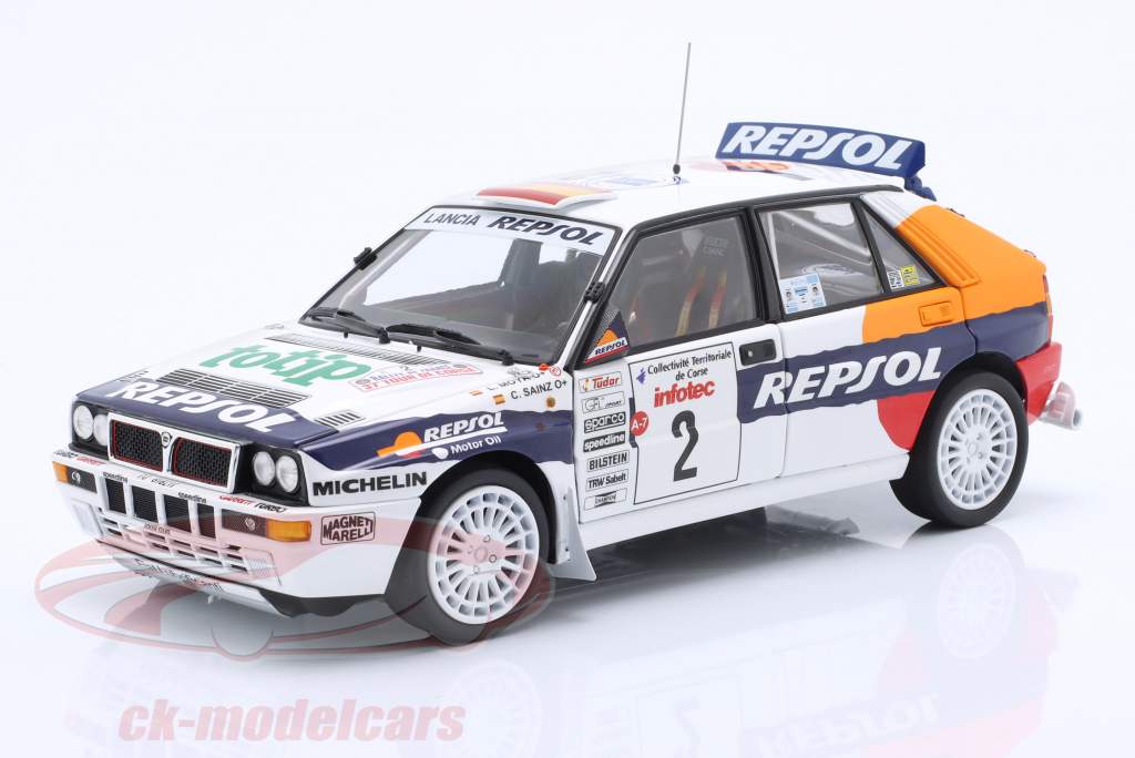 Lancia Delta HF Integrale Evoluzione #2 Tour de Corse 1993 1:18 Kyosho