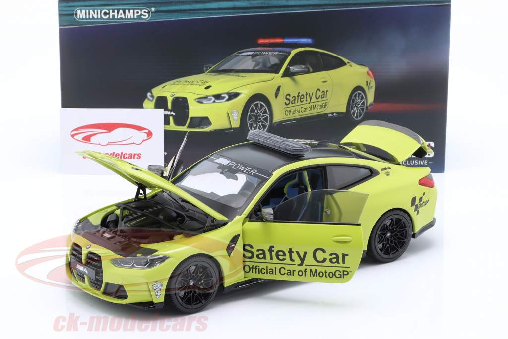 BMW M4 Safety Car MotoGP 2020 yellow 1:18 Minichamps