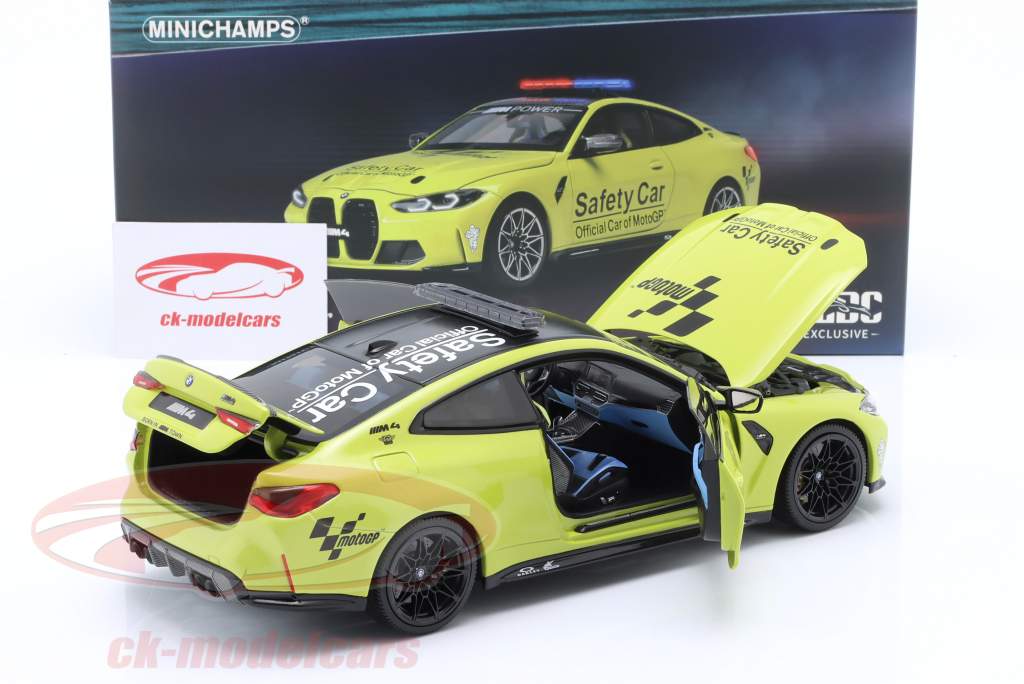 BMW M4 Safety Car MotoGP 2020 jaune 1:18 Minichamps