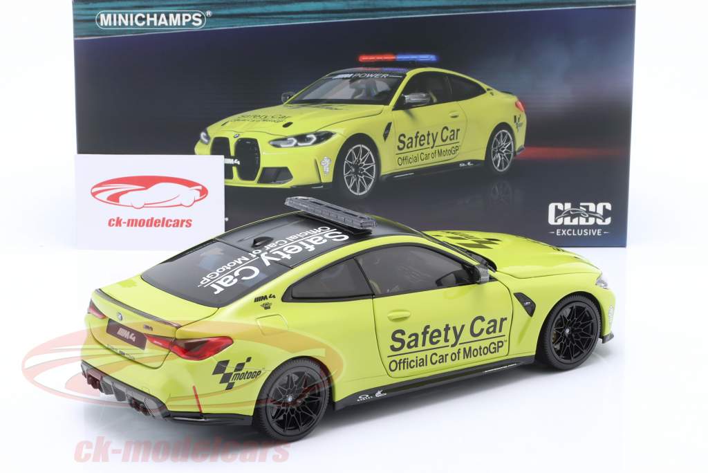 Minichamps 1:18 BMW M4 Safety Car MotoGP 2020 yellow