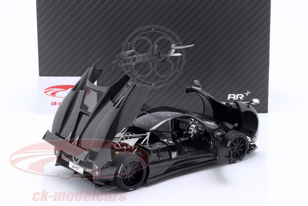 Pagani Zonda F year 2005 carbon black 1:18 Almost Real
