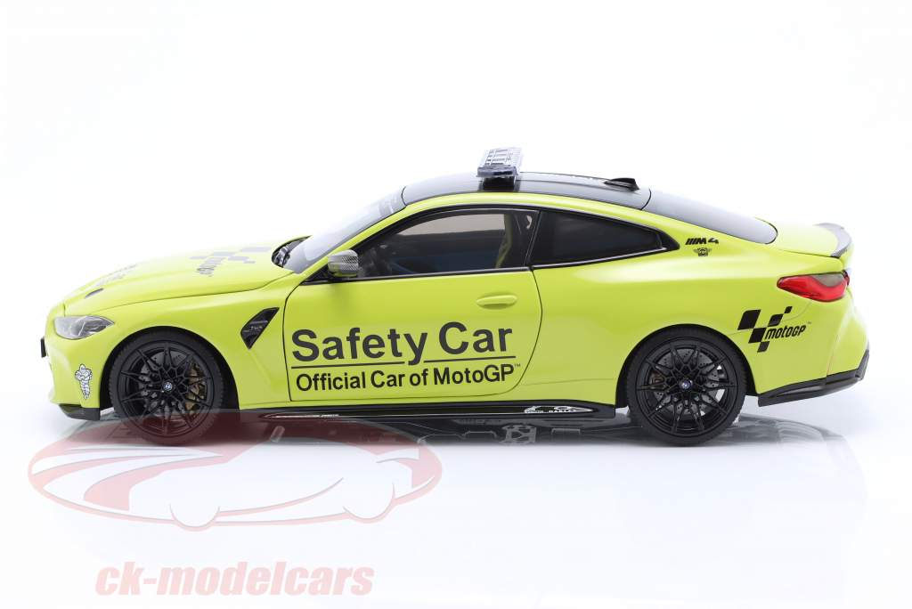 BMW M4 ミニカー イエロー1/18 Minichamps 1:18 BMW M4 Safety Car MotoGP 2020 amarillo