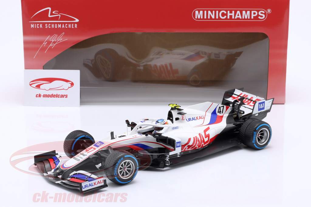 Minichamps 1:18 Mick Schumacher Haas VF #47 Belgian GP