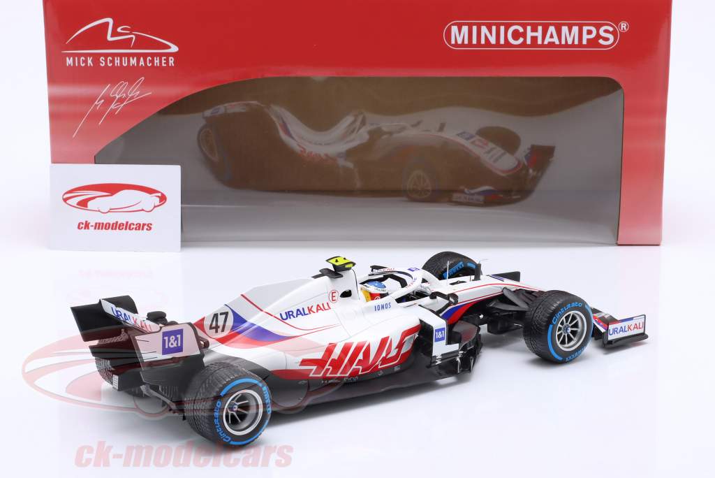 Mick Schumacher Haas VF #47 belga GP formula 1 2021 1:18 Minichamps