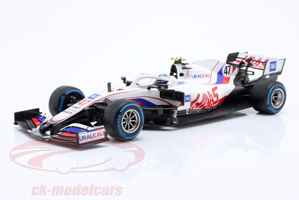 Mick Schumacher Haas VF #47 Belgian GP formula 1 2021 1:18 Minichamps