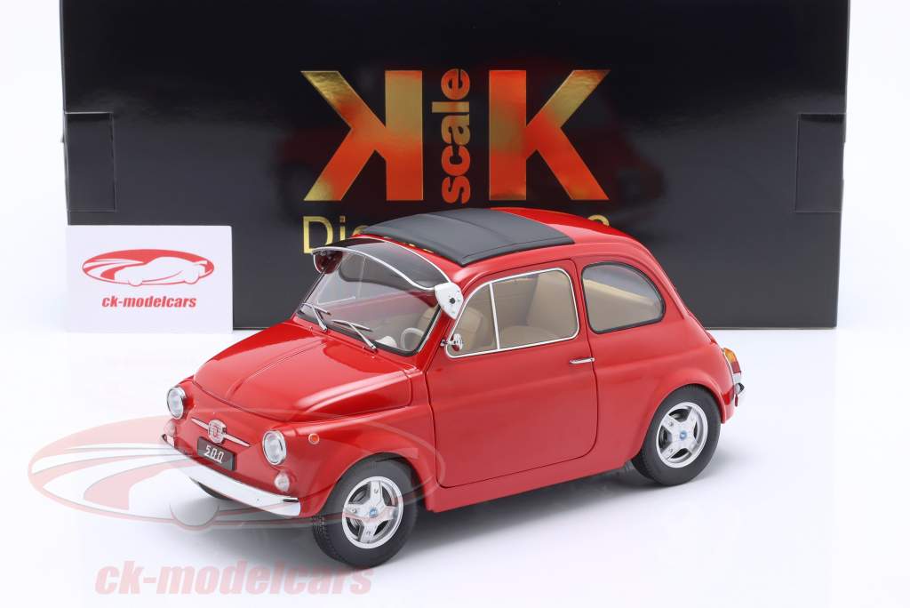 Fiat 500 F Custom com destacável Teto ano de construção 1968 vermelho 1:12 KK-Scale
