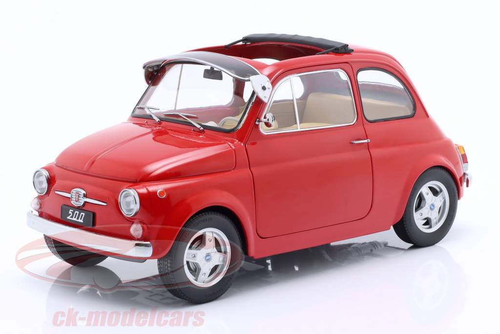 Fiat 500 F Custom com destacável Teto ano de construção 1968 vermelho 1:12 KK-Scale