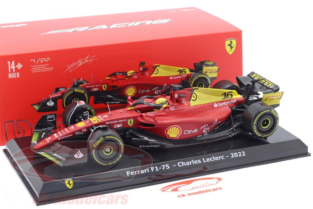 Bburago Ferrari F175 1/10 ミニカー Amazon.com: JODIYAAH Bburago 1/43 2022 F1-75 Scuderia