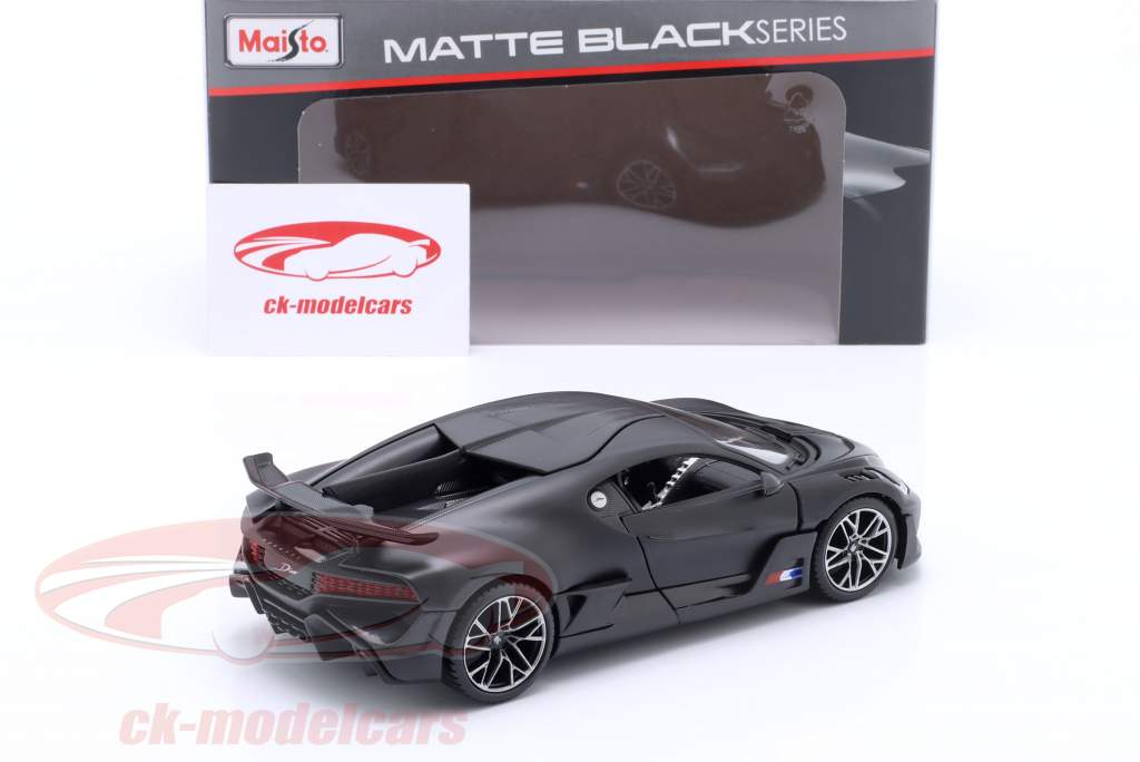 Bugatti Divo year 2018 mat black 1:24 Maisto