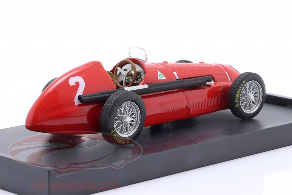 Giuseppe Farina Alfa Romeo 158 #2 Vinder Gran Bretagna e Europa GP formel 1 1950 1:43 Brumm