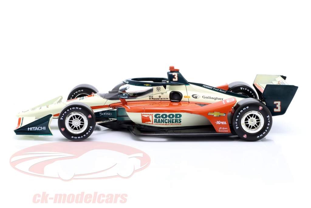 Scott McLaughlin Chevrolet #3 IndyCar Series 2023 1:18 Greenlight