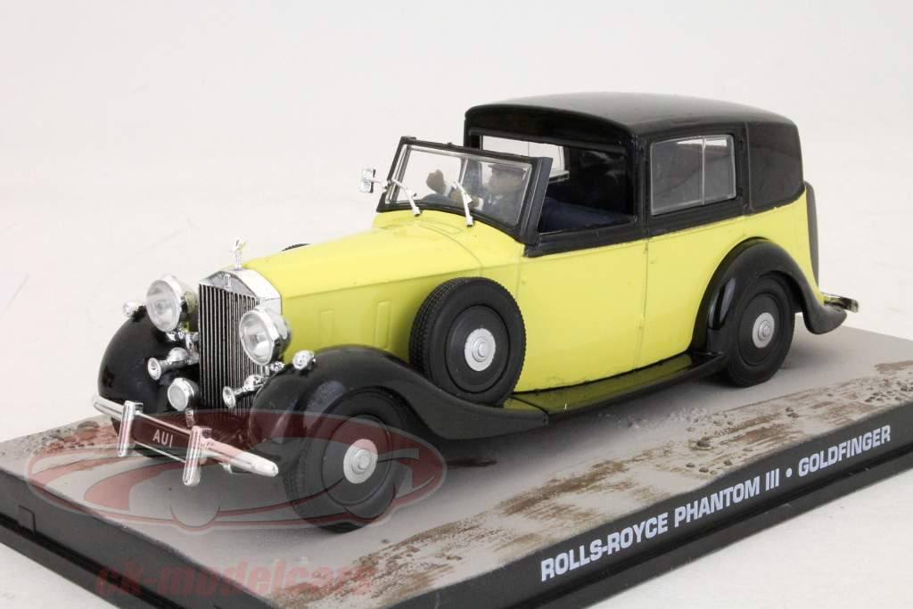 James Bond Rolls-Royce Phantom III Goldfinger 1:43 Ixo Altaya