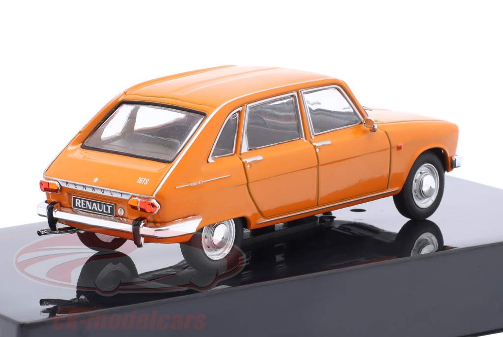 Renault 16 Год постройки 1969 г. апельсин 1:43 Ixo
