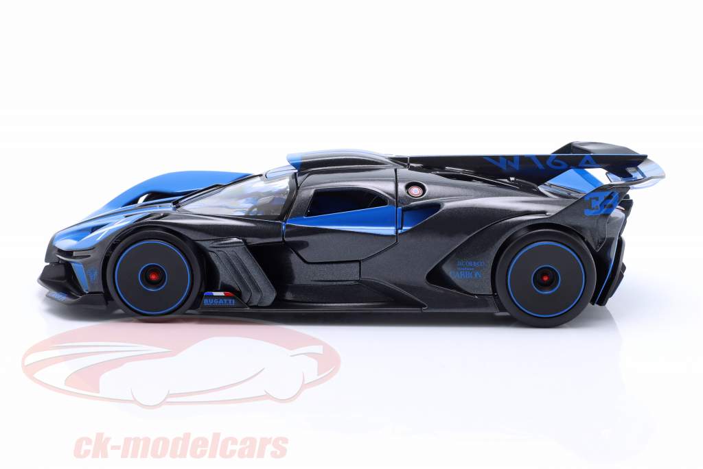 Bugatti Bolide W16.4 year 2020 blue / carbon 1:24 Maisto