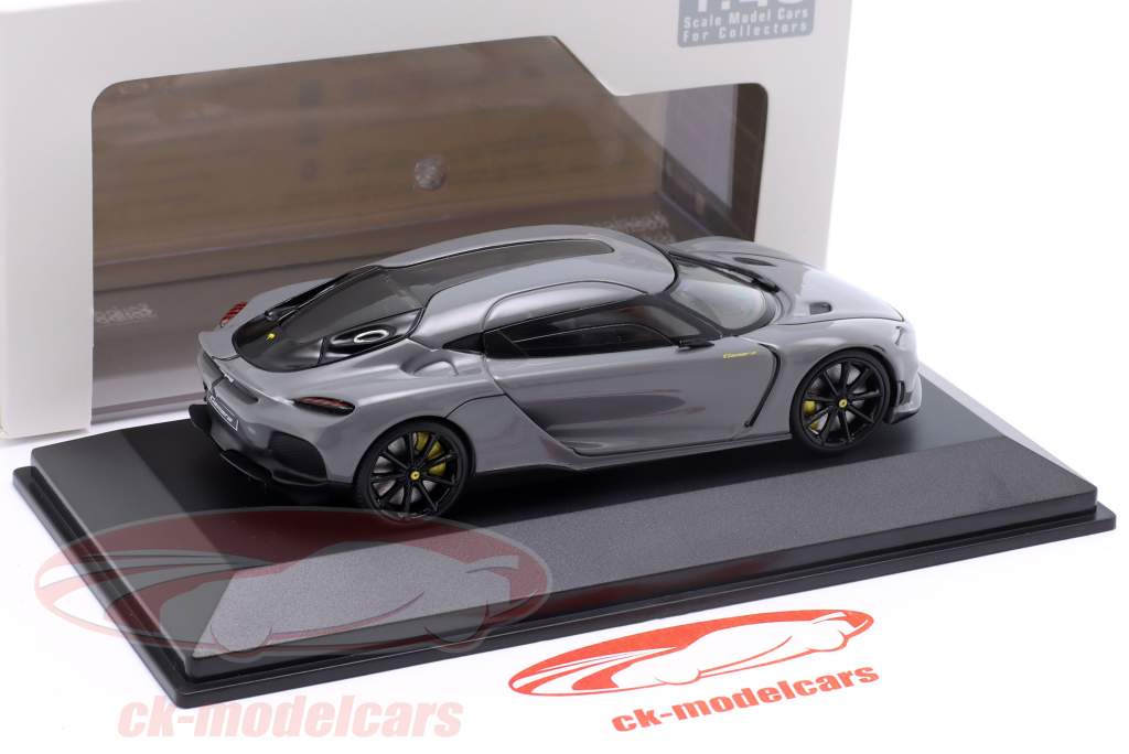 Koenigsegg Gemera 2 2 cupê Baujahr 2021 grau 1:43 sólido