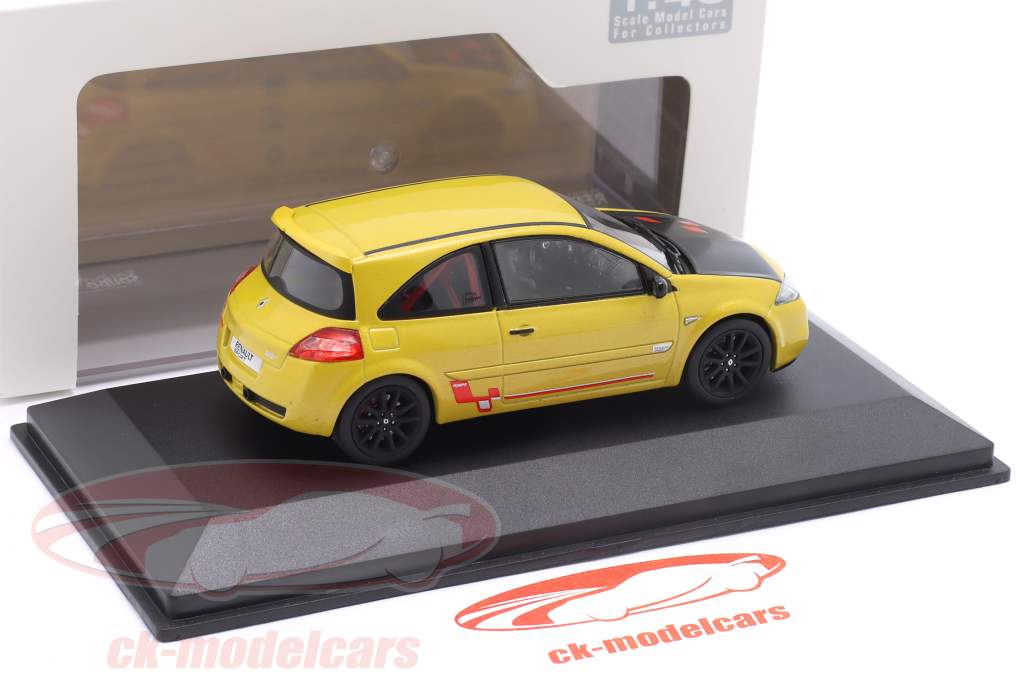 Renault Megane RS R26-R (MK2) Année de construction 2008 jaune / noir 1:43 Solido