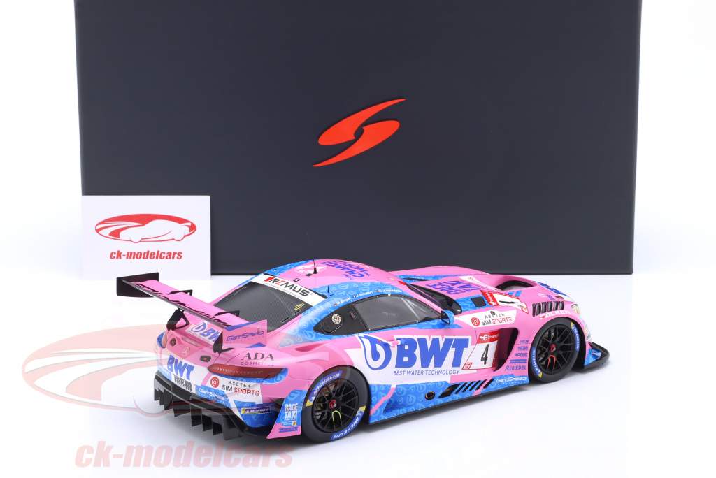 Mercedes-Benz AMG GT3 #4 第三名 24h Nürburgring 2022 Team GetSpeed 1:18 Spark