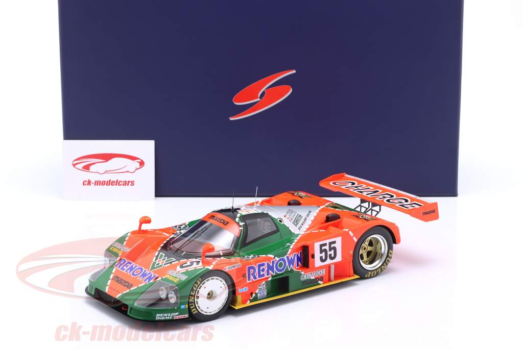 spark 1/18 MAZDA 787B 1991 マツダスピード 1:18 SPARK Mazda 787B #55 Winner 24H Le Mans 1991 Gachot