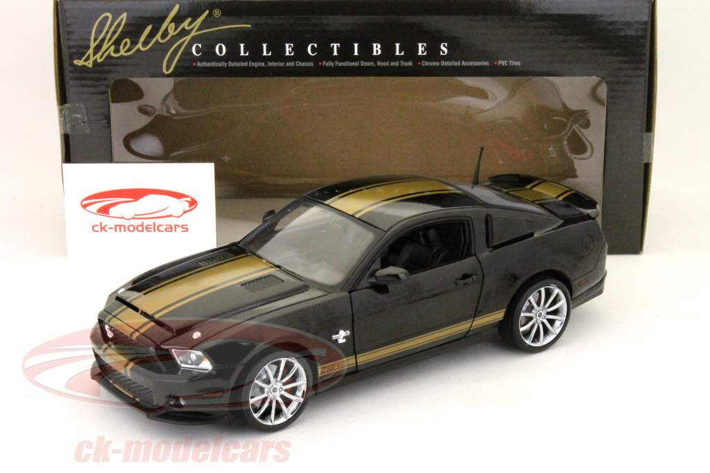 Ford Mustang Shelby GT500 Super Snake 2012 black-gold 1:18 ShelbyCo