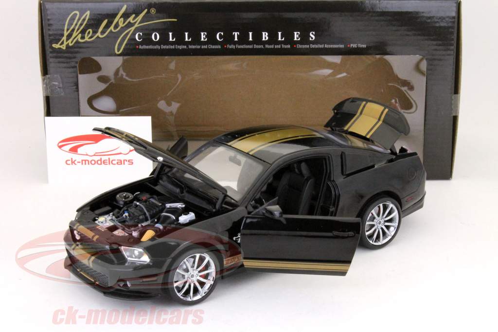 Ford Mustang Shelby GT500 Super Snake 2012 black-gold 1:18 ShelbyCo