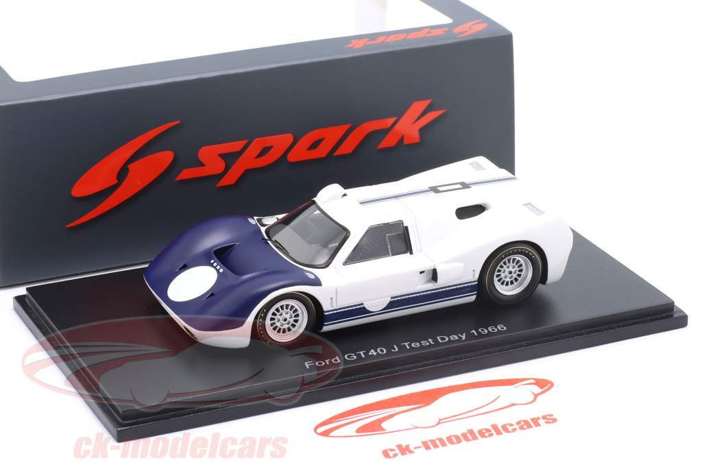 Ford GT40 J test Dag Riverside 1966 1:43 Spark