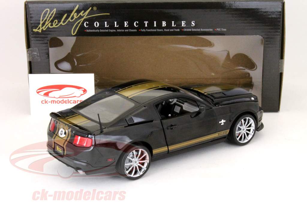 Ford Mustang Shelby GT500 Super Snake 2012 black-gold 1:18 ShelbyCo
