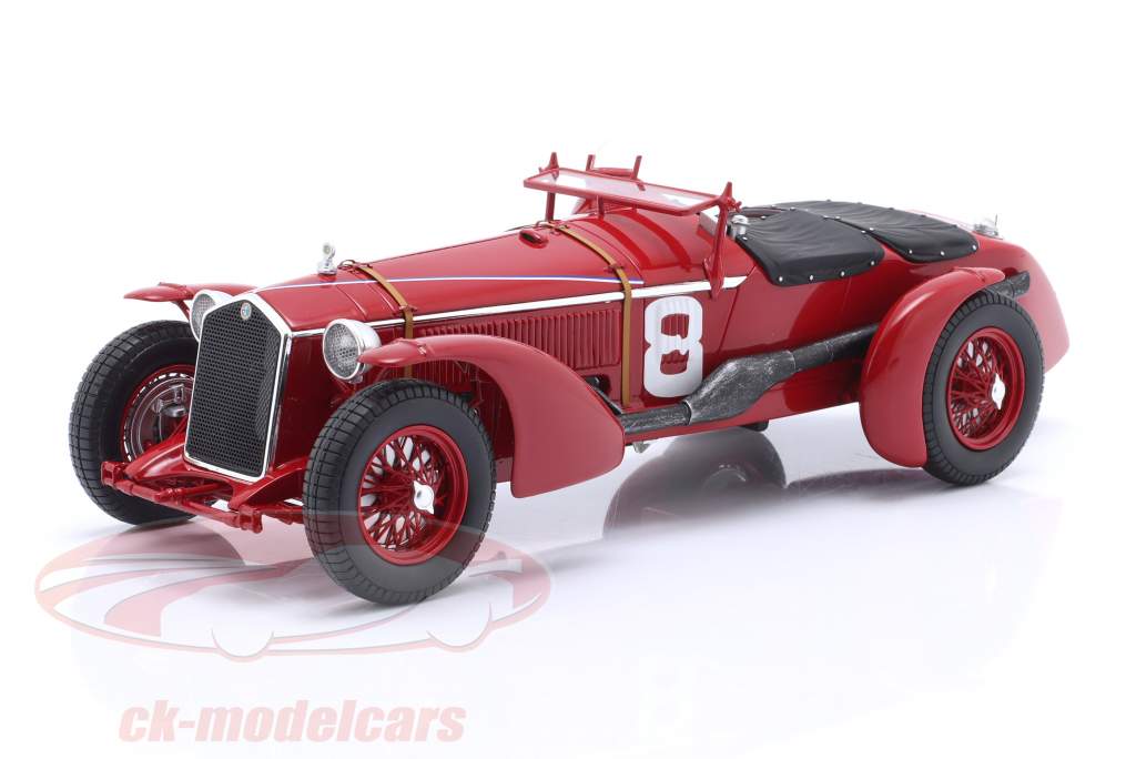 Alfa Romeo 8C #8 vinder 24h LeMans 1932 Sommer, Chinetti 1:18 Spark