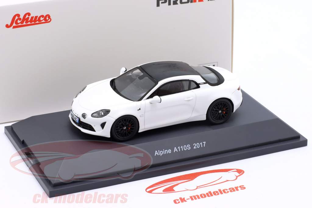 Alpine A110S Année de construction 2017 blanc 1:43 Schuco