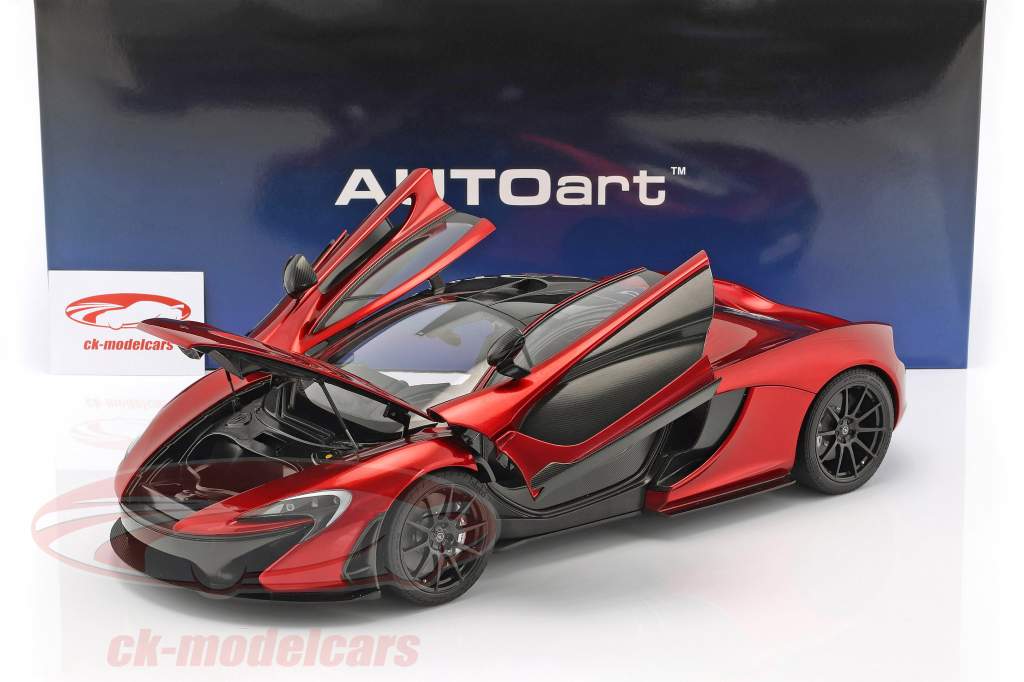 McLaren P1 year 2013 volcano red 1:12 AUTOart